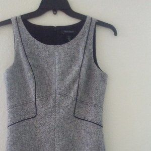 White House Black Market Workwear Dress - Grey - Size: 4